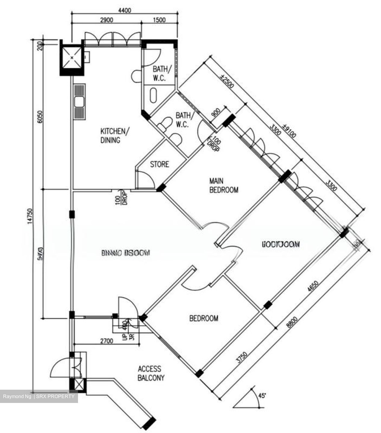 Blk 107 Yishun Ring Road (Yishun), HDB 4 Rooms #536137421